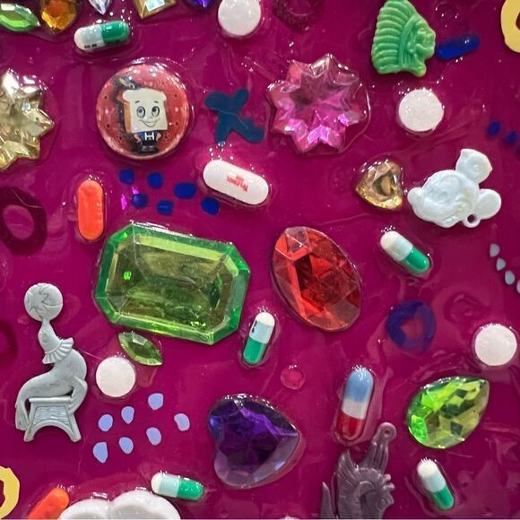 Original Artwork. “I SPY”, mixed media, 24” x 24” x 2”. - Picture 9 of 16